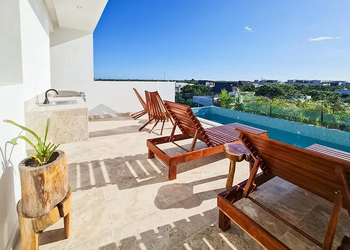 Sunrise 203 Cozy Studio In Aldea Zama Beach Access!